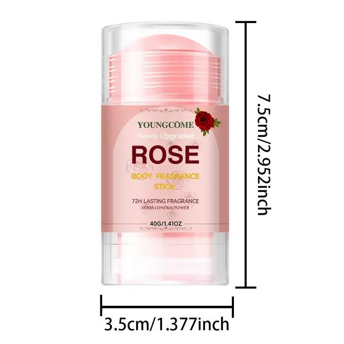 Déodorant en stick Rose Booy nouvelle formule, 72 heures de protection, anti-transpiration, élimine 