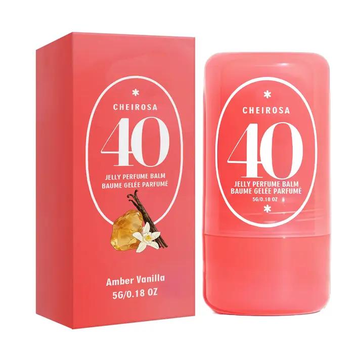 Baume de parfum solide Jelly, série numérotée, parfum fruité, senteur fraîche longue durée, baume dé