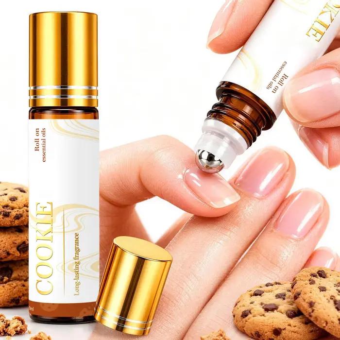 Huiles parfumées Cookie Roller 10 ml, longue durée, huiles de massage pour femmes, soins de la peau,