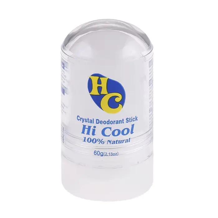 Bâton de déodorants 100% naturels, 60g, cristal d'aluminium, bâton déodorant, élimination des aissel