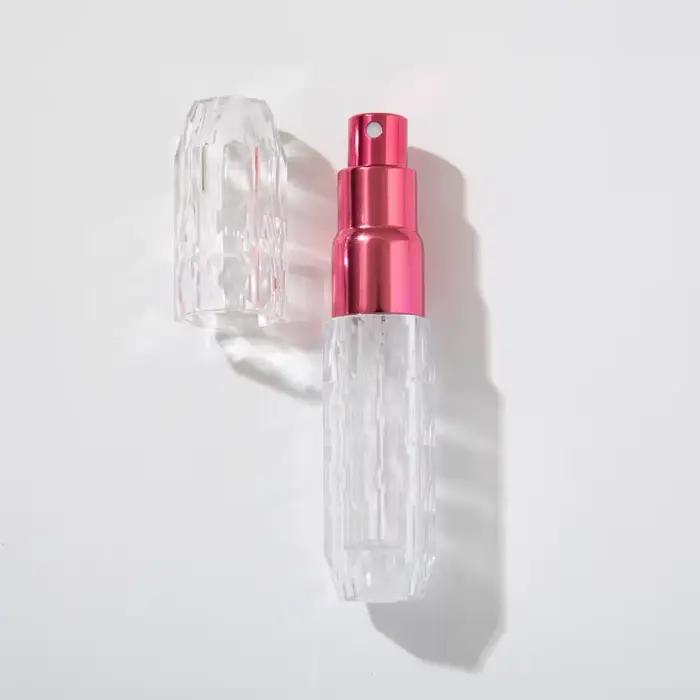 Pulvérisateur de parfum diamant cristal de 5ml, remplissage de fond, liquide de voyage Portable, con