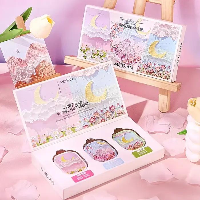3 parfums solides parfumés