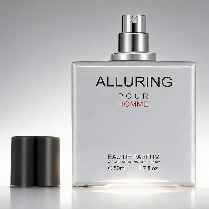 Eau de Toilette Bleu de Homme 50ml Verre Elégant et Robuste Parfum Homme Élégant et Sportif Fraîcheur Longue Durée Occasions Spéciales