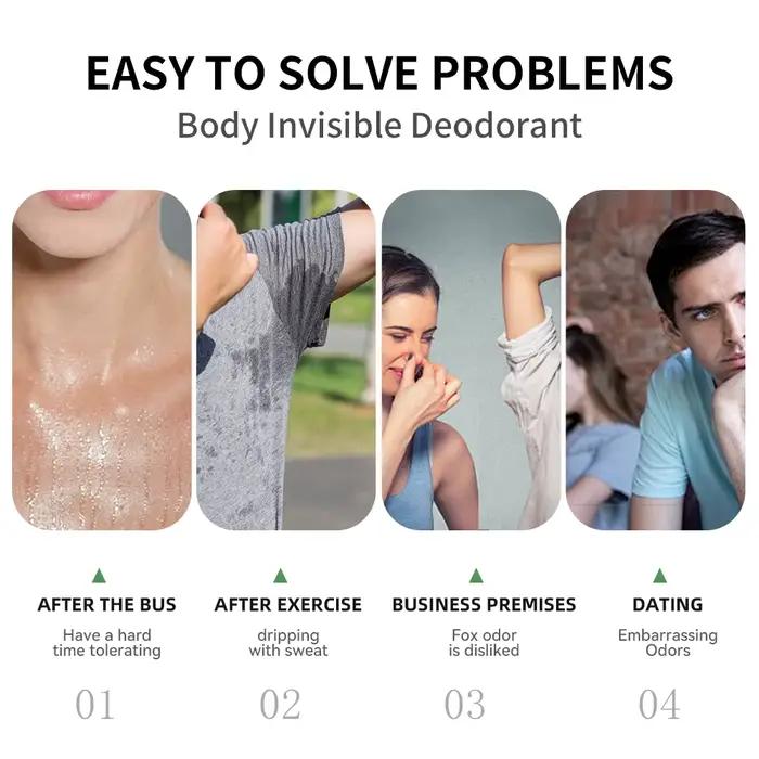 Crème déodorante parfum menthe longue durée sans aluminium pour tout le corps fraîcheur rafraîchissante pour les aisselles contrôle des odeurs anti-transpirant pour femmes et hommes occasions spéciales usage quotidien