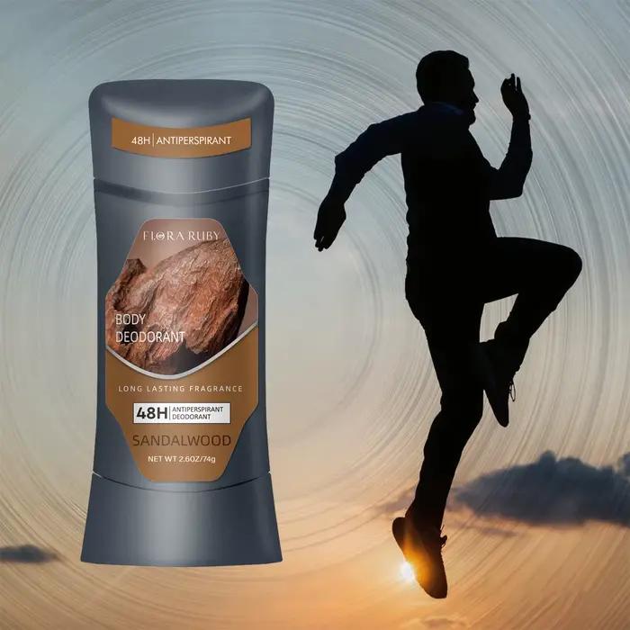 Bâton déodorant en bois de santal pour hommes
