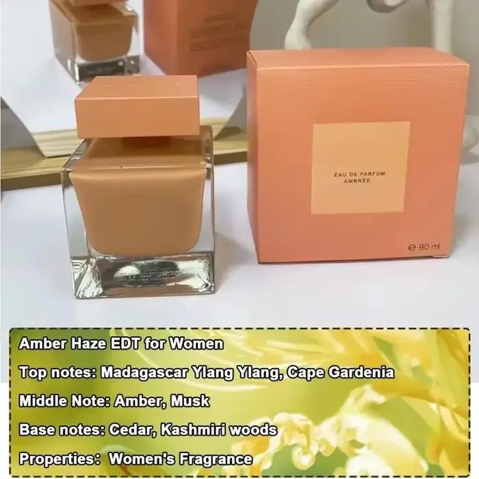 Eau de parfum pour femme, flacon carré transparent, parfum floral musqué, senteur longue durée, fragrance élégante pour tous les jours, rendez-vous galants, cadeau pour femme.