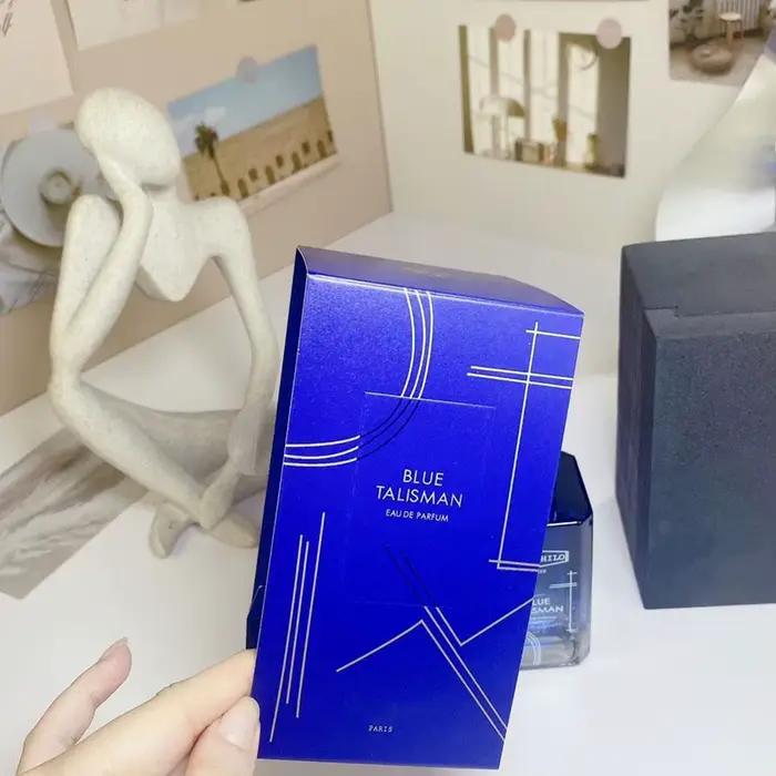 Parfum de luxe unisexe ThEnchantment Of Blue talisman protecteur fleur floral boisé longue durée pheromone occasionnels occasions spéciales femmes hommes