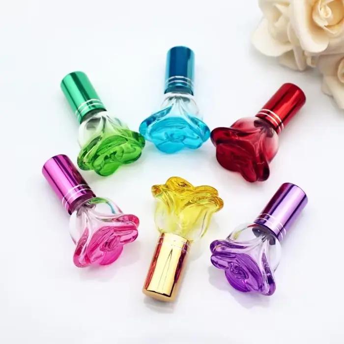 Flcopropriété de sexuellement en Verre Africain Coloré en Forme de Rose