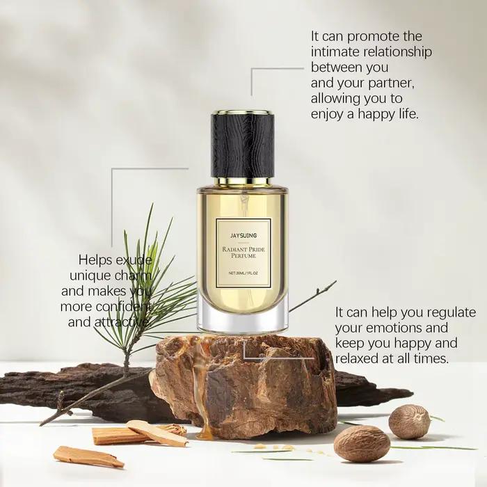 Parfum aux phéromones pour homme Jaysuing parfum de Cologne attirer les femmes parfum durable original pour hommes rencontres flirt charme parfum boisé 30ml