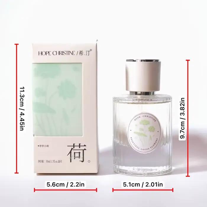 Parfum floral HOPE CHRISTINE pour femmes avec notes de lotus, jasmin et cèdre pour occasions quotidiennes et spéciales