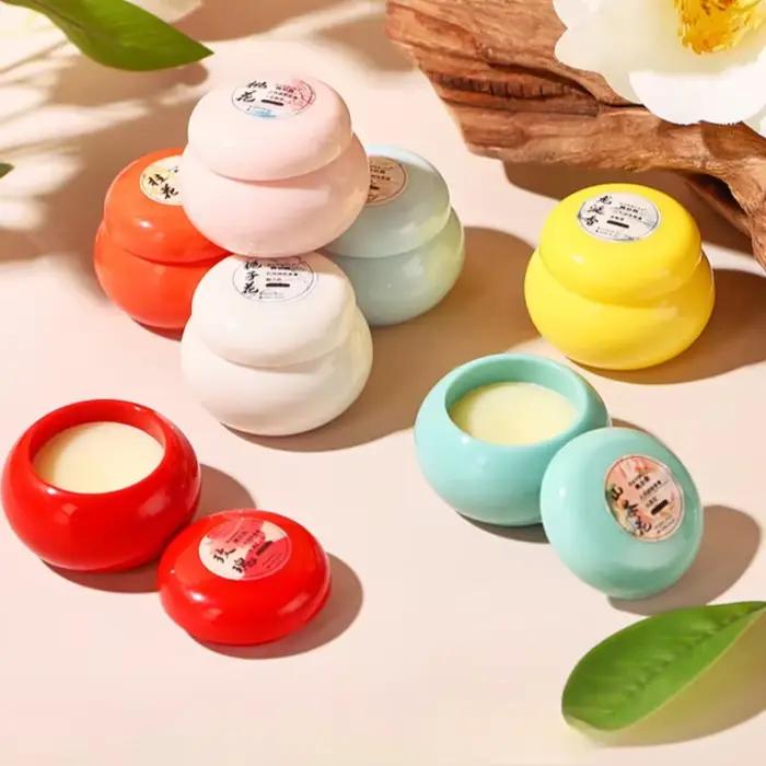 Parfum solide floral avec notes de jasmin et gardénia, compact et durable pour femmes, idéal pour toutes les occasions et cadeaux spéciaux