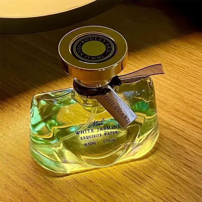 Marque nuit Jasmin Parfum créativité diamant bouteille Design élégant femmes Eau De Toilette Nature dernier haut De