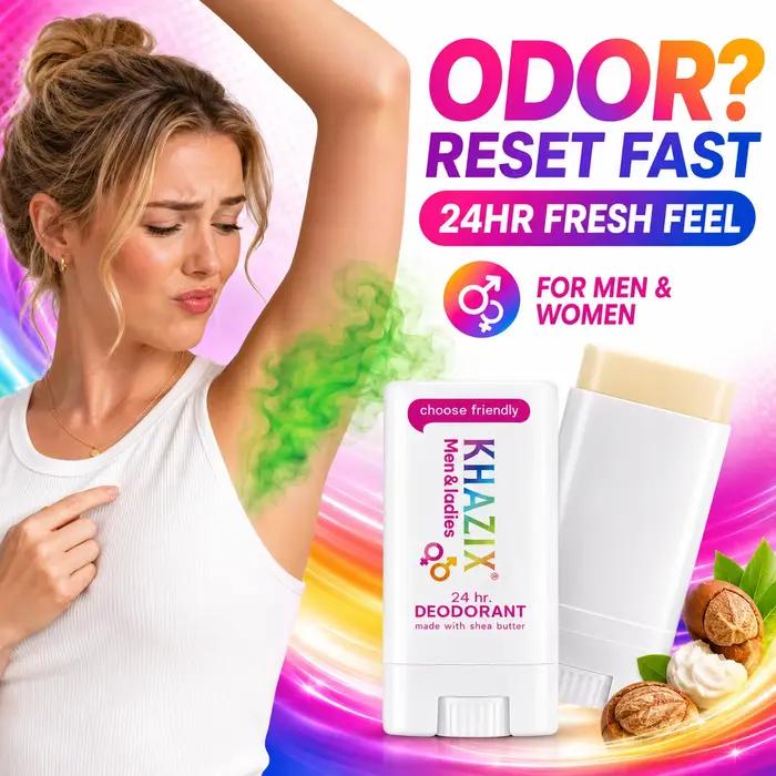 Déodorant en stick pour les aisselles | Formule anti-odeurs double action | Beurre de karité et huiles essentielles infusées | Fraîcheur douce et durable. Bo