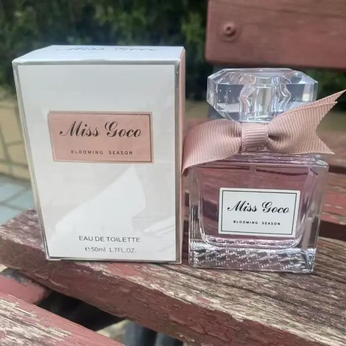 Parfum floral Miss Flower Blooming Season spray musc jasmin fruité femme longue durée cadeau romantique occasions spéciales