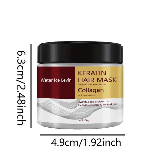 Masque capillaire hydratant et réparateur à la kératine pour cheveux secs et abîmés tout type chevelure nourrissant et réparateur occasions quotidiennes et spéciales