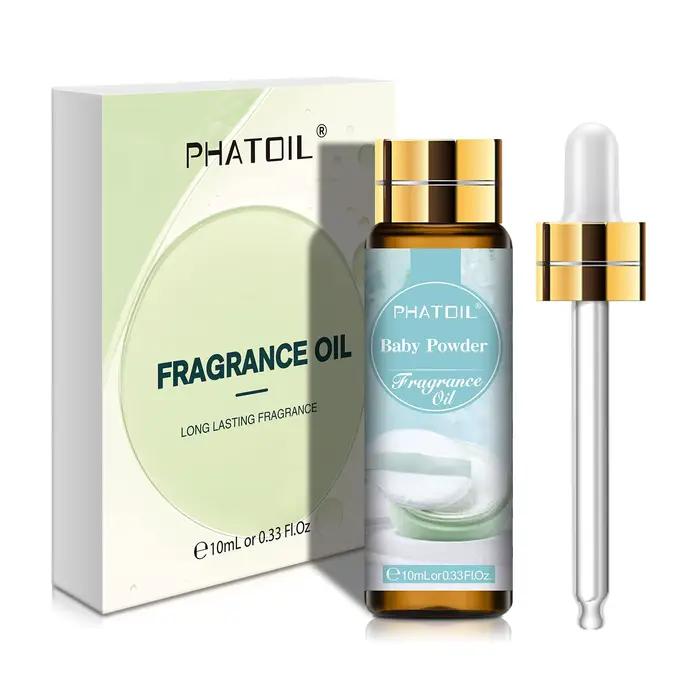 Huile essentielle Phatoil 10ml Fraise Pêche Ange Brise de Mer Noix de Coco Vanille Gomme Aromathérapie Huile Parfumée Usage Multiple Occasions Spéciales