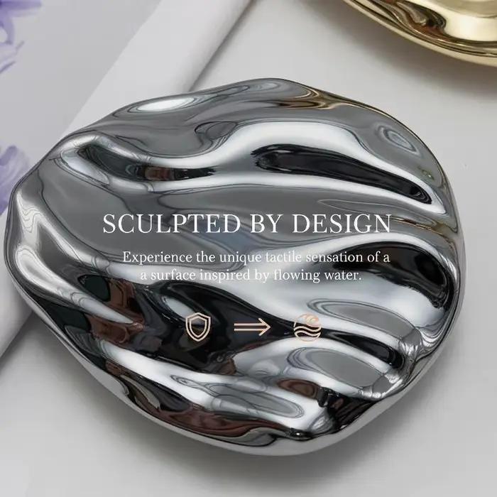 Boîte à parfum solide en alliage de zinc durable étanche pour parfums solides et bijoux voyage usage quotidien