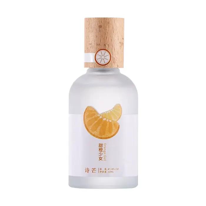 Parfum naturel frais, rose, jasmin, pêche, fleur d'orange, huiles essentielles, senteur fruitée dure