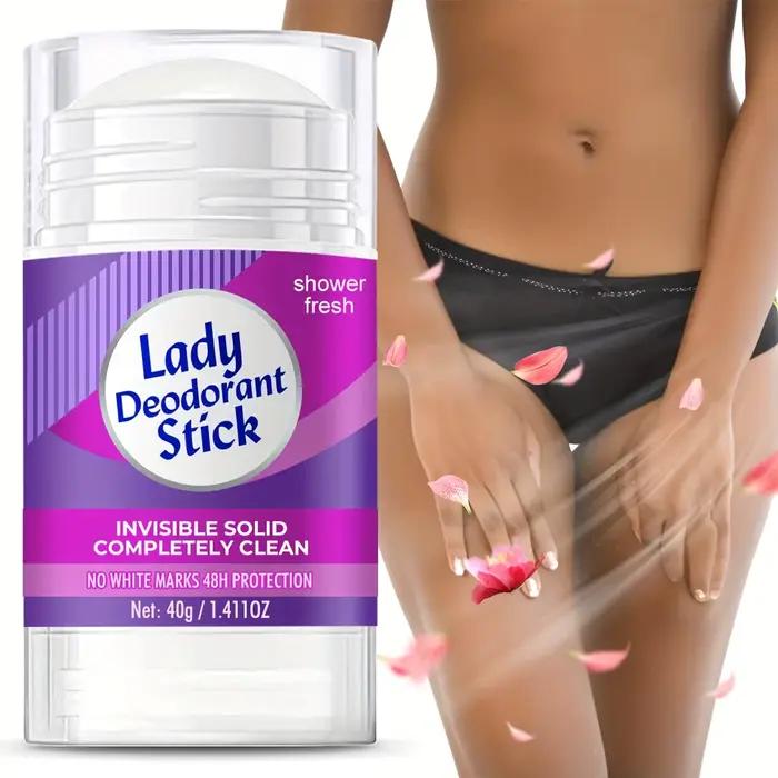 Bâton déodorant Lady – Protection contre les odeurs et l'humidité de 48 heures, formule solide invis