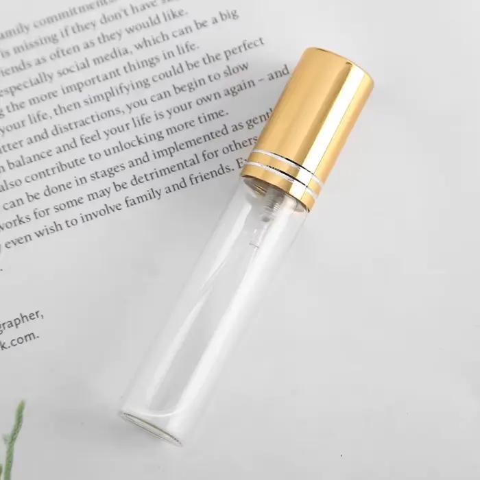 Bouteille de parfum rechargeable en verre Portable vide de 10ML, 50 pièces, avec atomiseur, conteneu