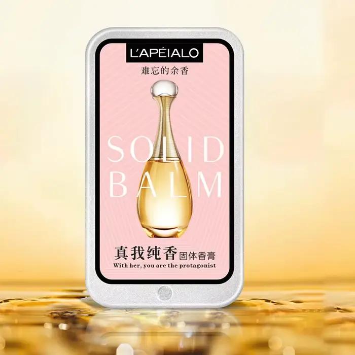 Femme corps phéromone parfum baume solide longue durée parfum léger parfum Portable solide parfum ba