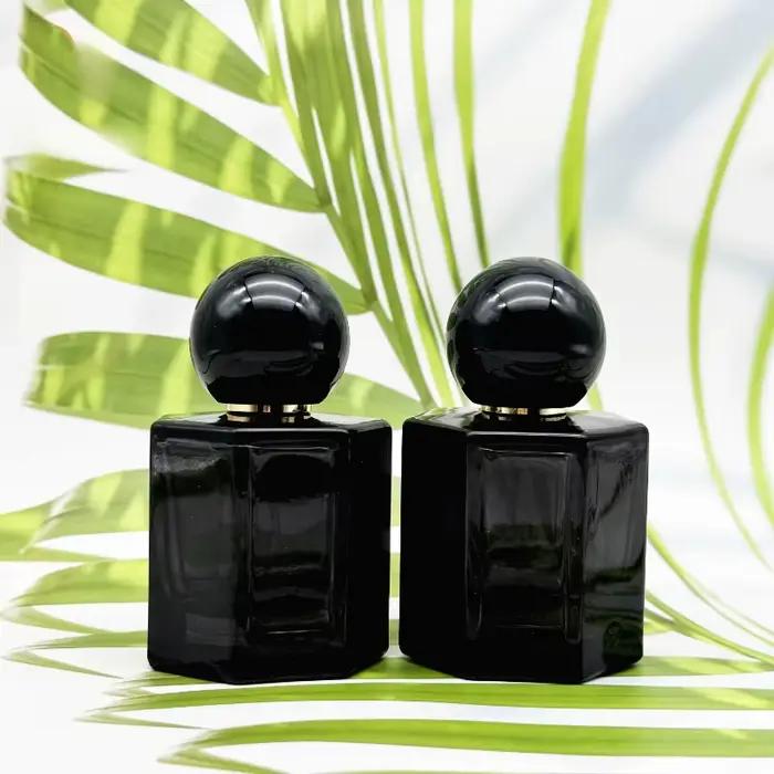 Flacon pulvérisateur de parfum haut de gamme de 30 ML, 5 pièces, parfum polyédrique noir, cosmétique