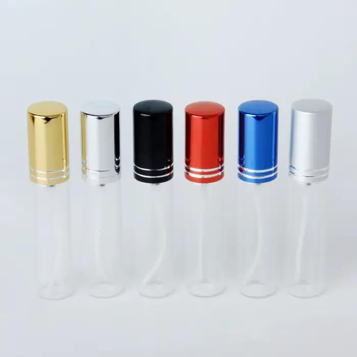 Bouteille de parfum rechargeable en verre Portable vide de 10ML, 50 pièces, avec atomiseur, conteneurs cosmétiques vides avec pulvérisateur pour voyage