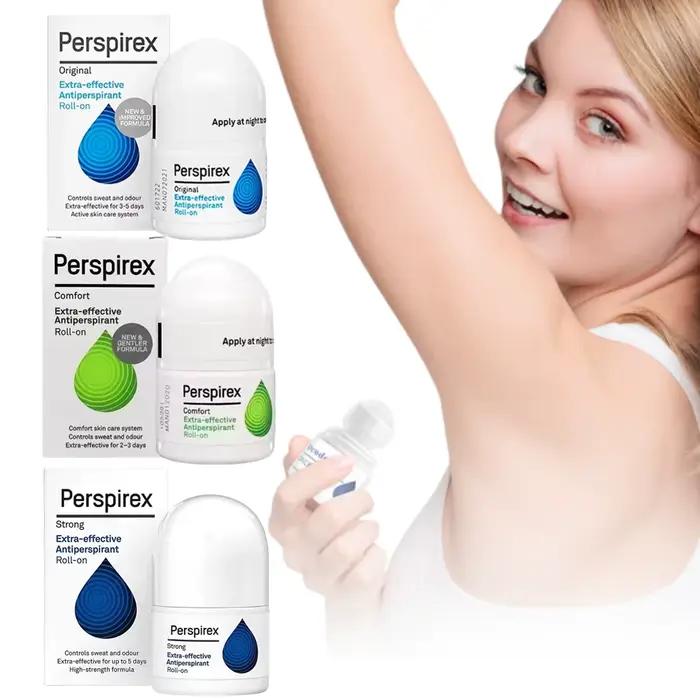 Denmark Perspirex Déodorant Anti-transpirant Roll-on Longue Durée Efficace Contrôle de la Transpiration Soin Corporel Fraîcheur