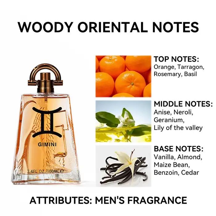 Parfum pour homme boisé oriental notes longue durée sophistiqué élégant pour les hommes occasions spéciales et vie quotidienne