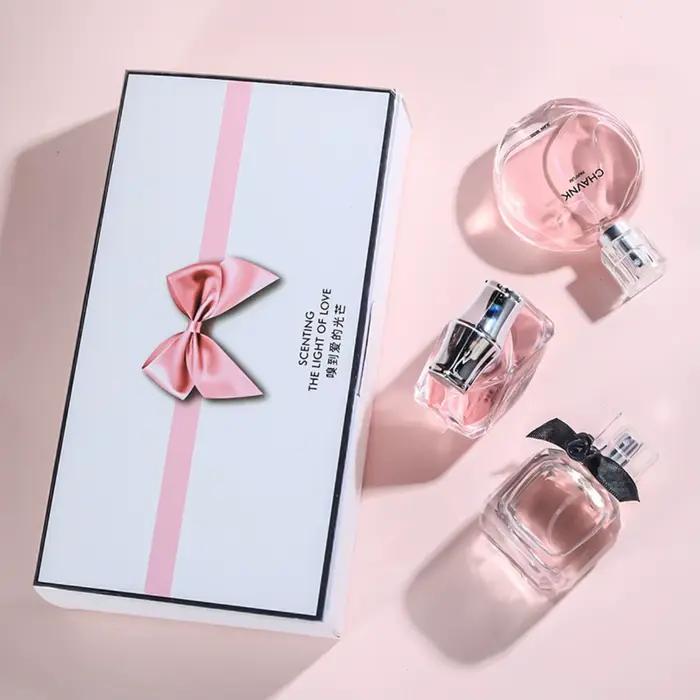 Ensemble de 3 parfums floraux pour femmes, eau de toilette, frais, naturel, longue tenue, marque de luxe, dupe, même fragrance, 30ml*3