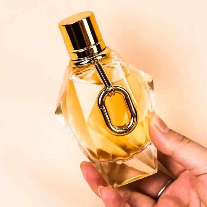 Parfum floral Million Gold 90ml pour femmes, élégant, longue durée, rendez-vous romantiques, soirée de gala, mariage, cadeau d'anniversaire, Noël