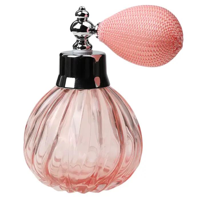 Bouteille de parfum Vintage élégante en verre de cristal
