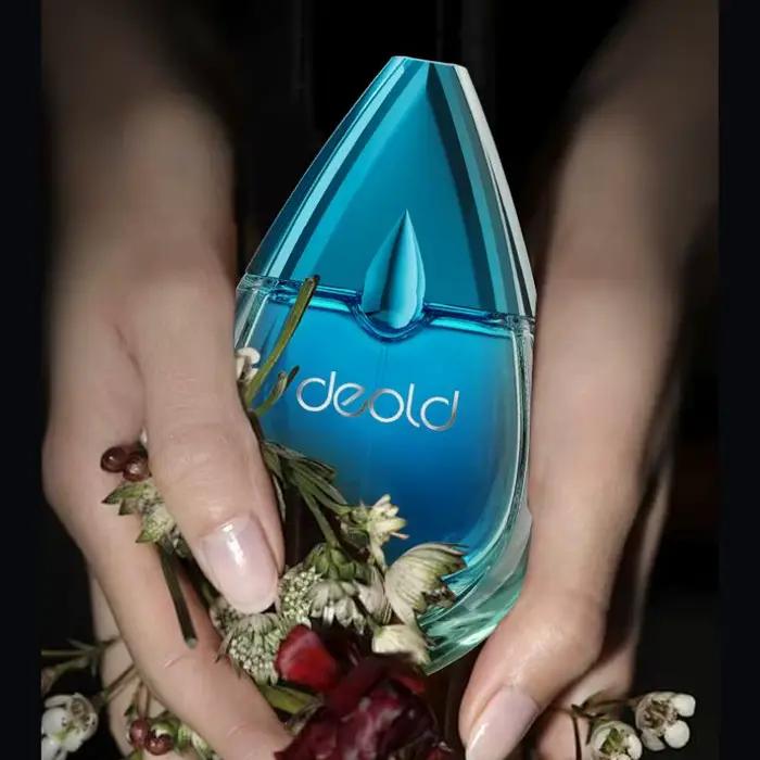 Parfum français unisexe en gouttelettes d'eau marine, agrumes frais Premium, Eau De Toilette, parfum côtier durable et charmant pour hommes, 100ml