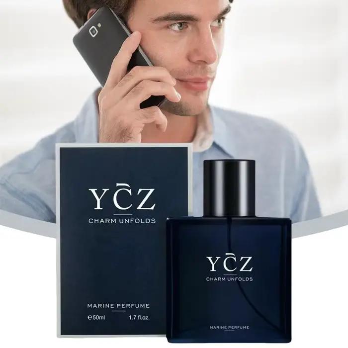 YCZ Charm Unfolds Marine Cologne Unisexe Parfum Floral Boisé Aquatique Pour Homme Longue Durée Occasions Quotidiennes et Formelles