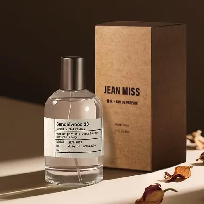 Parfum naturel frais bois de santal longue durée spray élégant pour femmes et hommes occasions spéciales