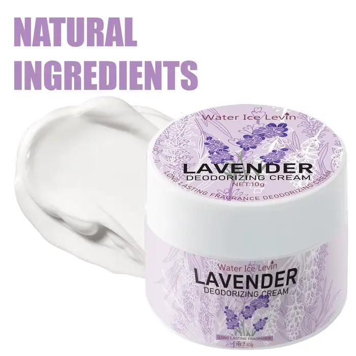 Crème déodorante contenant des ingrédients floraux