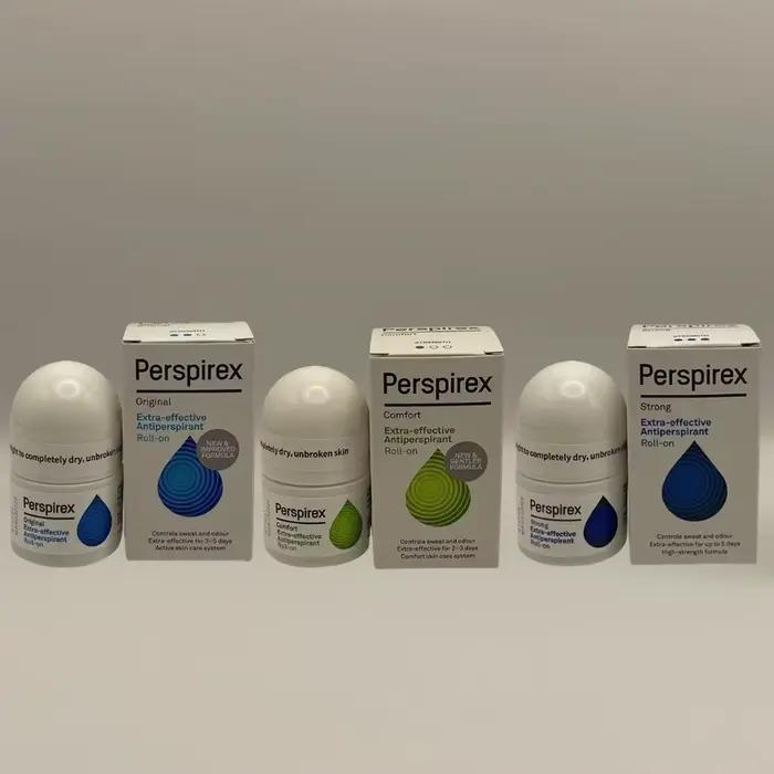 Denmark Perspirex Déodorant Anti-transpirant Roll-on Longue Durée Efficace Contrôle de la Transpiration Soin Corporel Fraîcheur