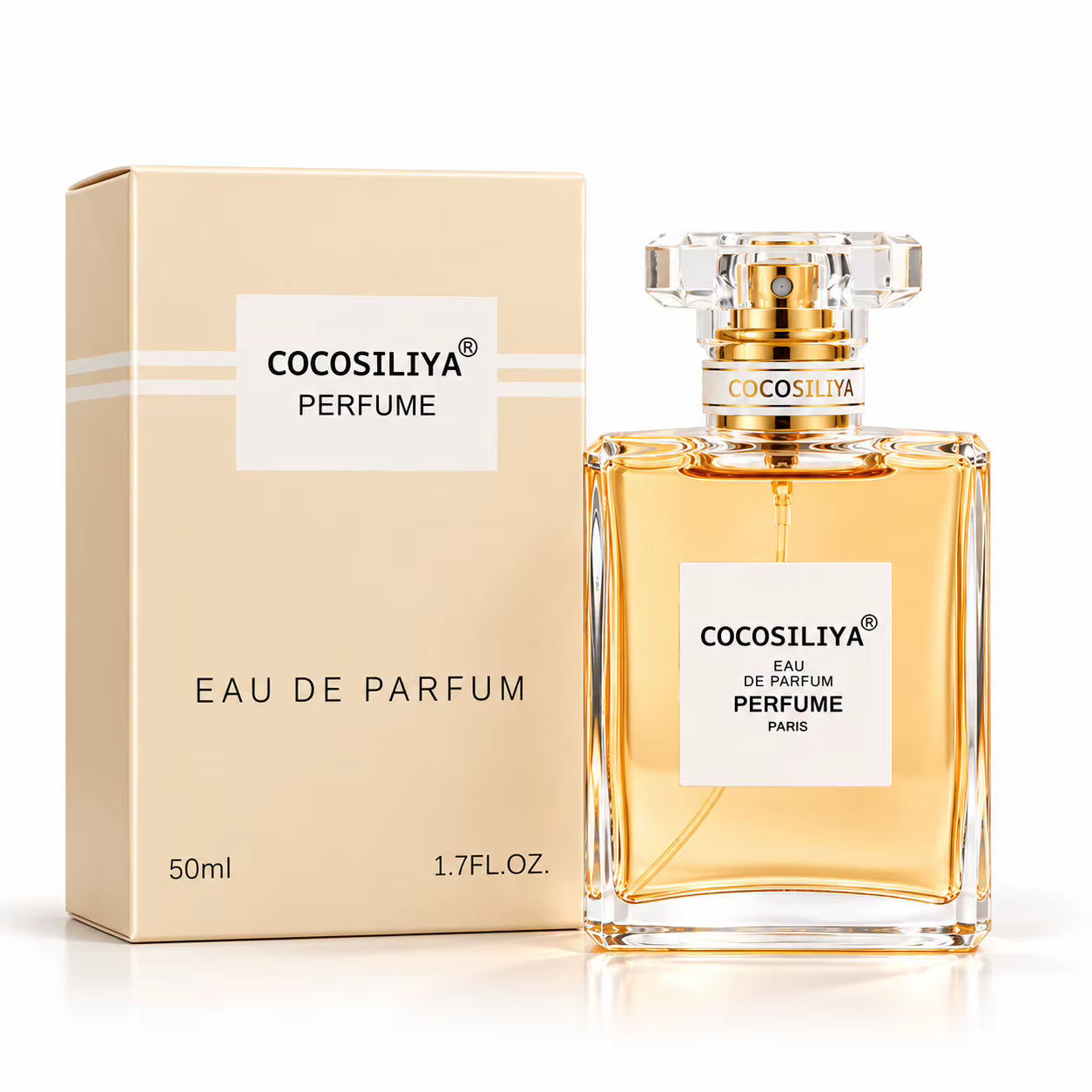 Parfum en vaporisateur EDP pour femmes, 50 ml, parfum floral fruité et doux, parfum élégant longue d