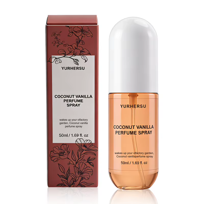 Parfum en spray Noix de Coco et Vanille – Brume corporelle à la fragrance longue durée et au parfum 